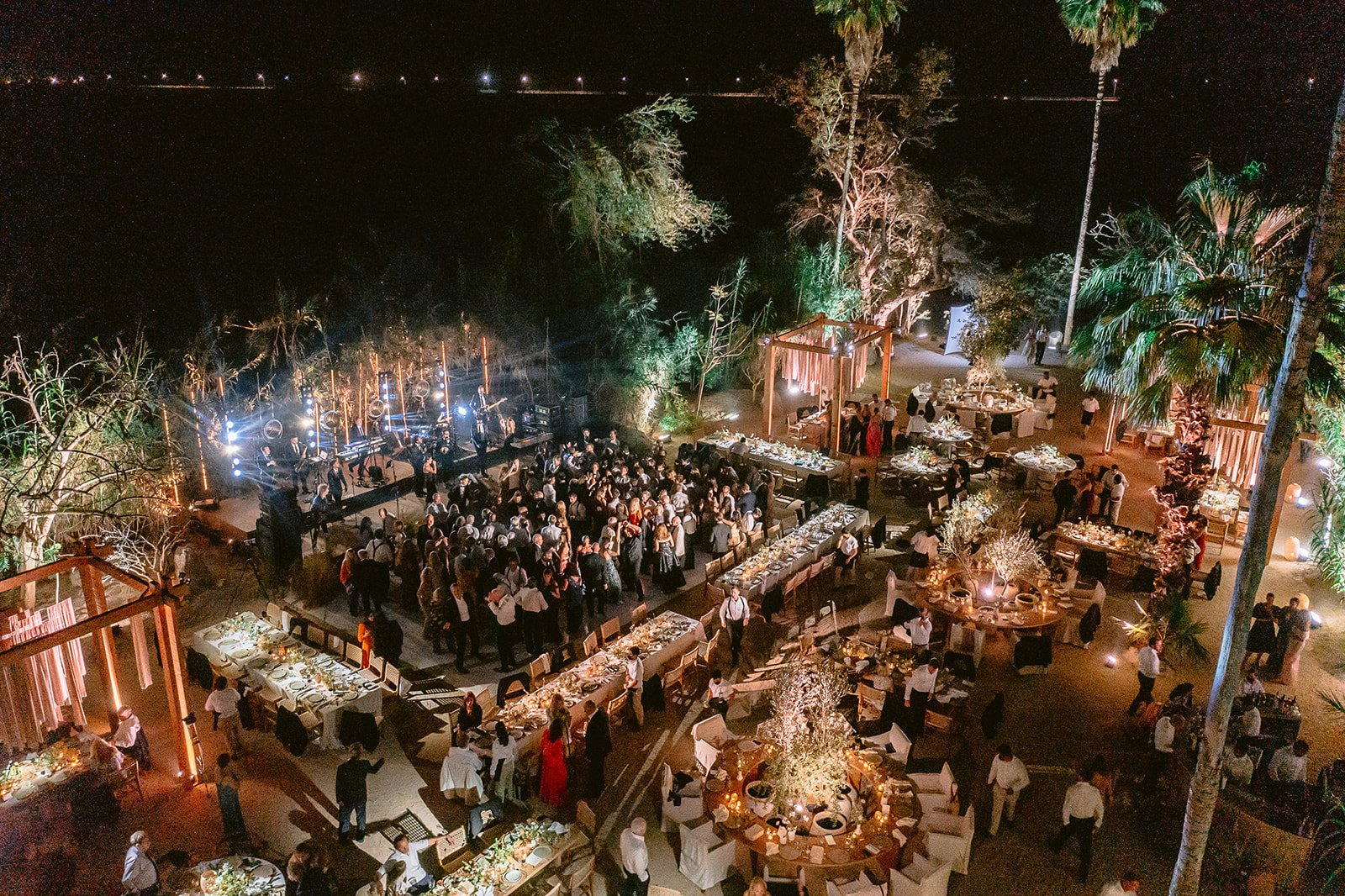 Evening reception at Puerto Raíz